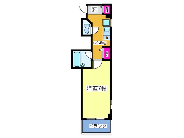 パルケラ－ドの物件間取画像